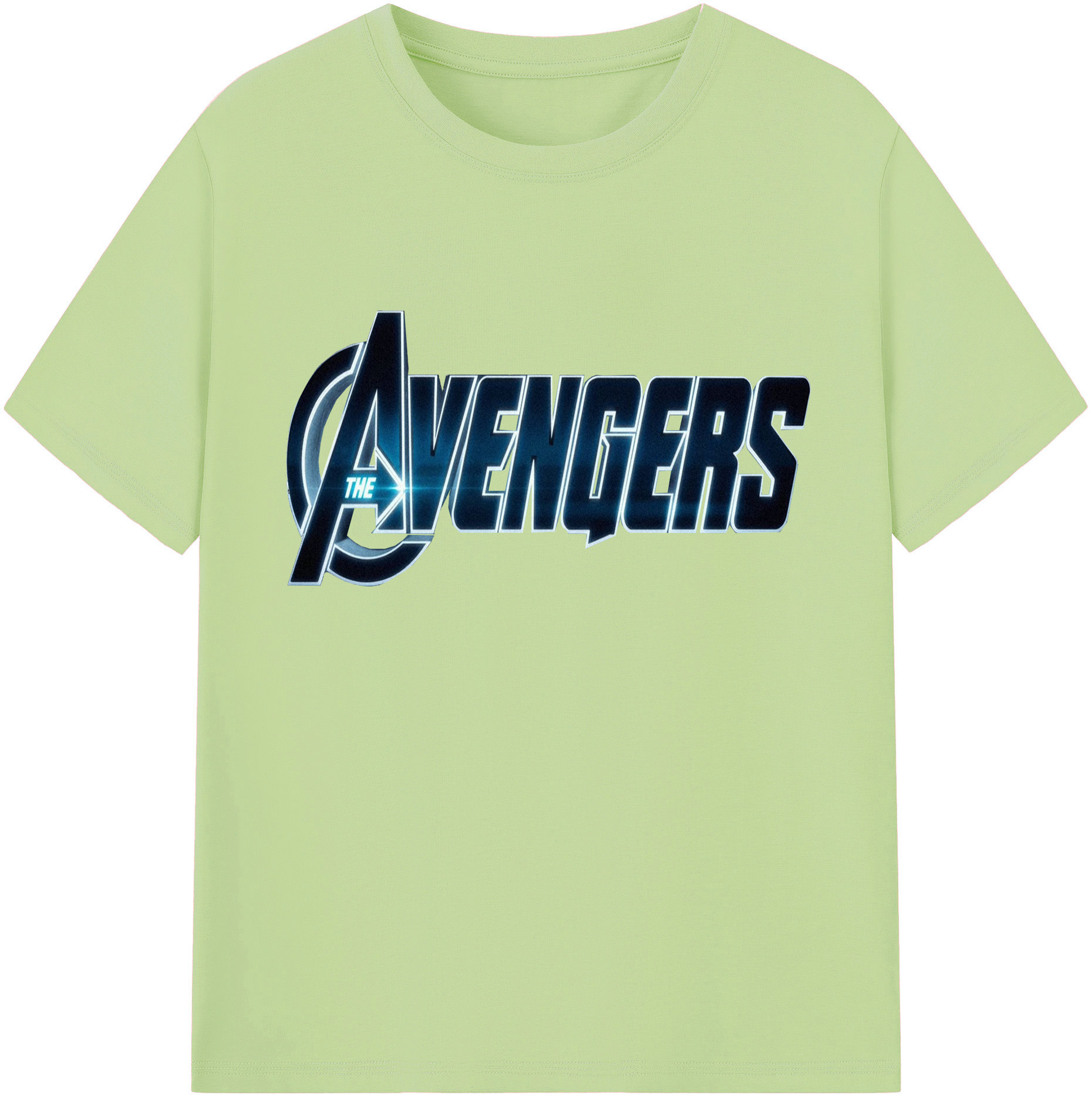 （画像用） アベンジャーズ The Avengers 綿100％半袖Tシャツ（フロントプリント）
